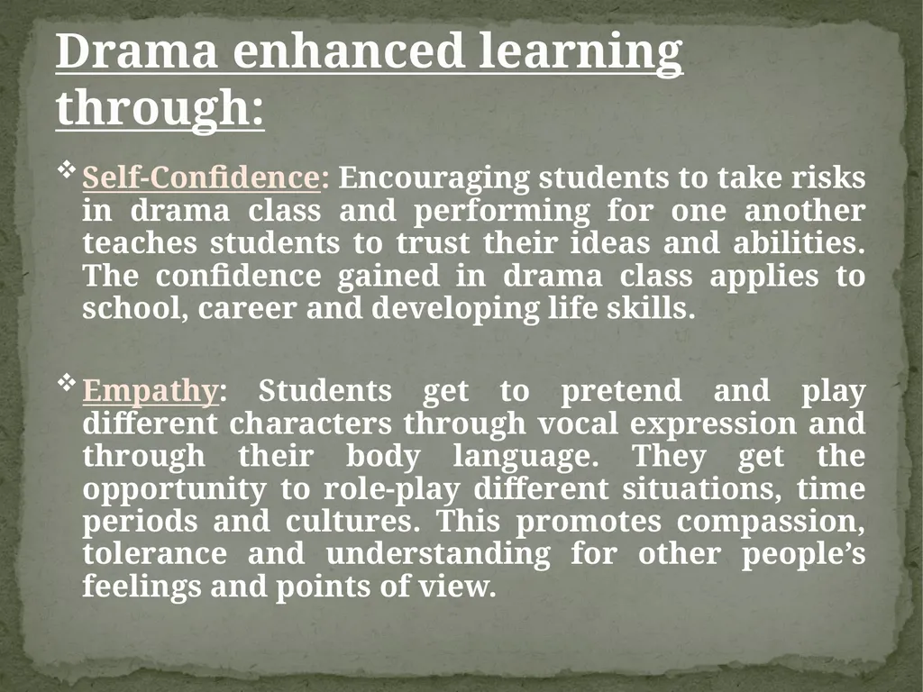 Course Name – Drama And Art In Education (2nd - slide 12 of 17
