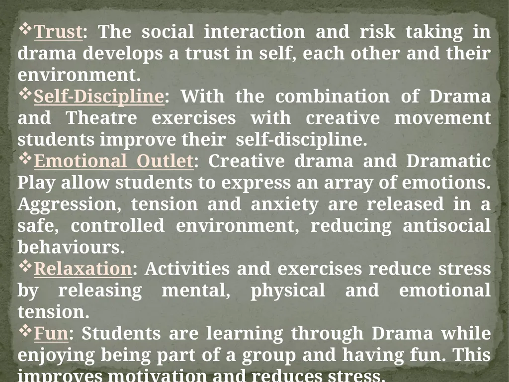 Course Name – Drama And Art In Education (2nd - slide 15 of 17