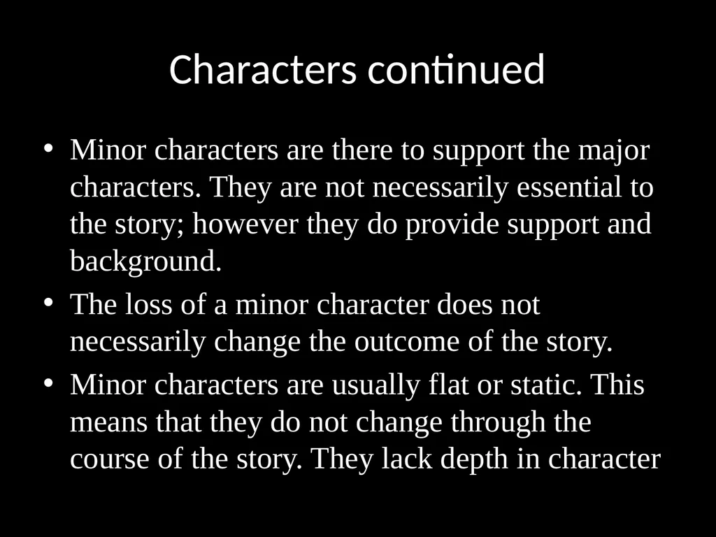 Elements of Fantasy Literature Literary Elements - slide 8 of 26