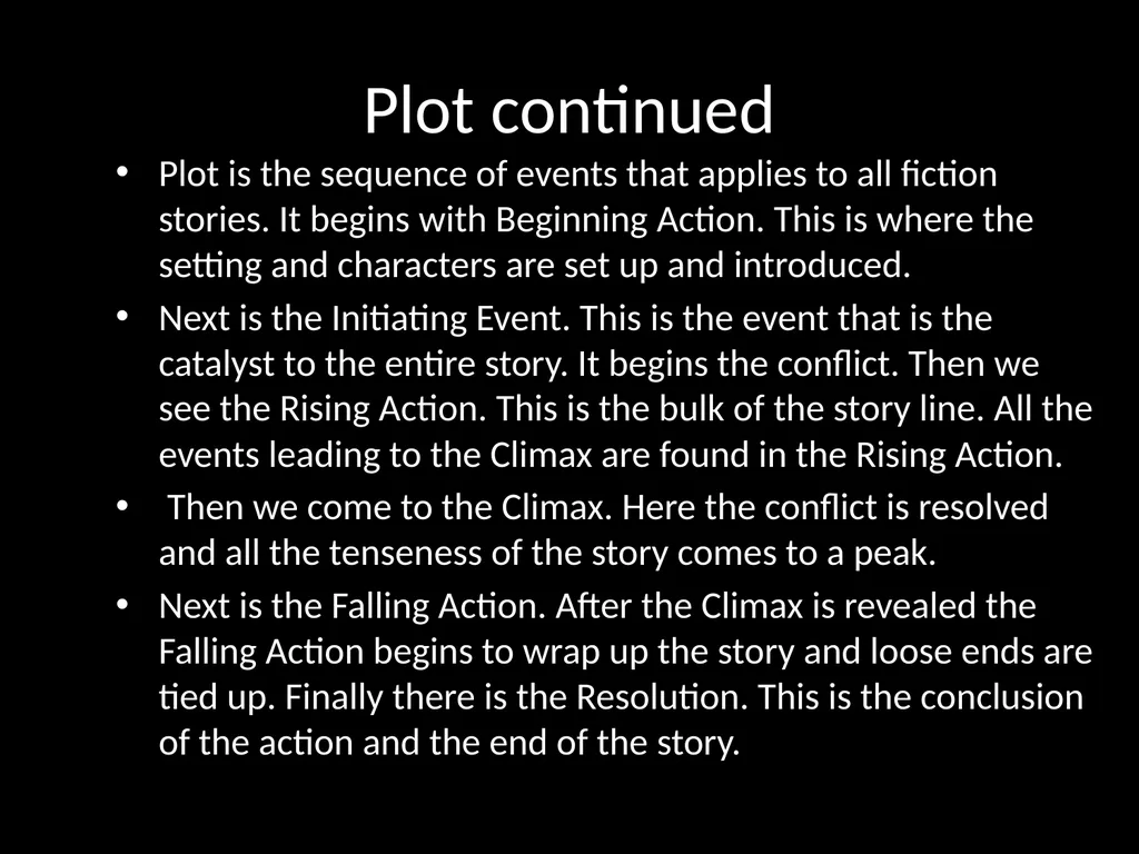 Elements of Fantasy Literature Literary Elements - slide 3 of 26