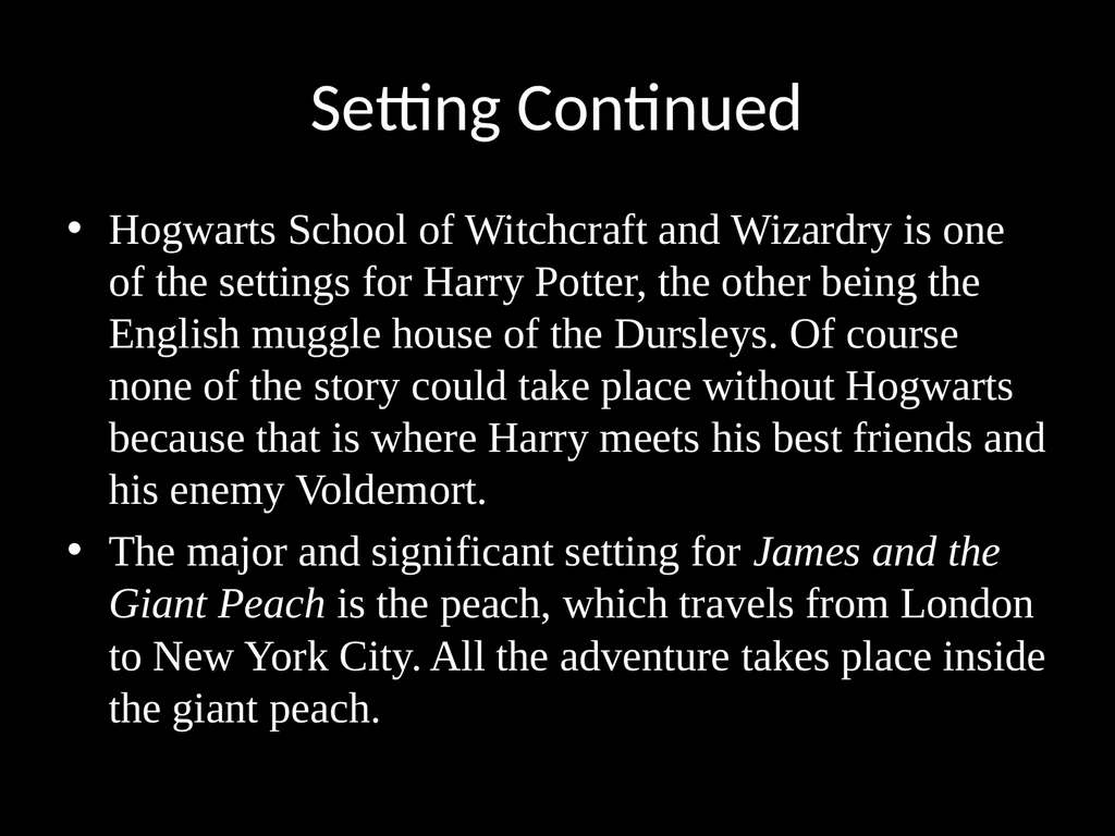 Elements of Fantasy Literature Literary Elements - slide 24 of 26