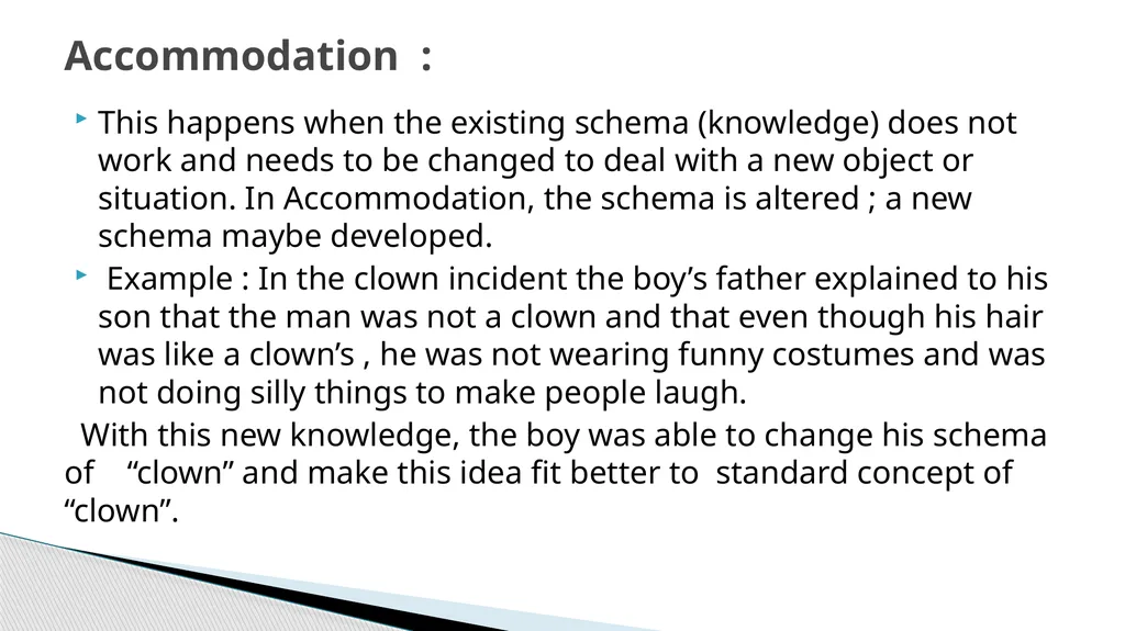 Piaget’s Theory of Cognitive Development Presented - slide 9 of 21