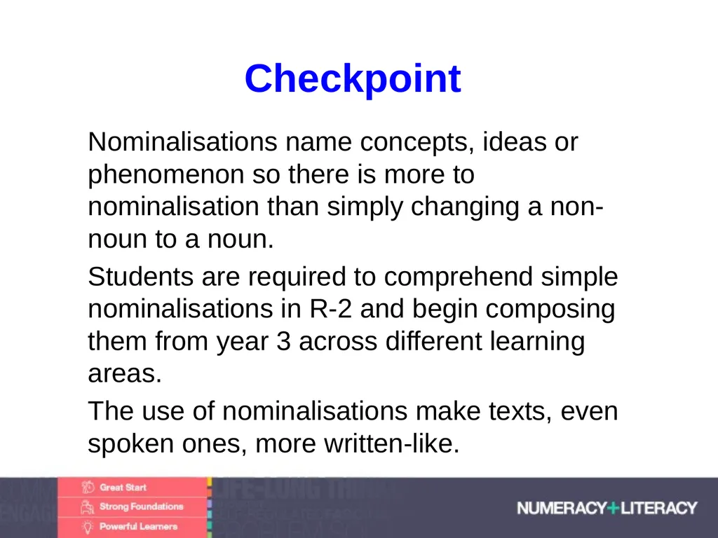 Language and Literacy Levels Module 1.2 C: - slide 18 of 33