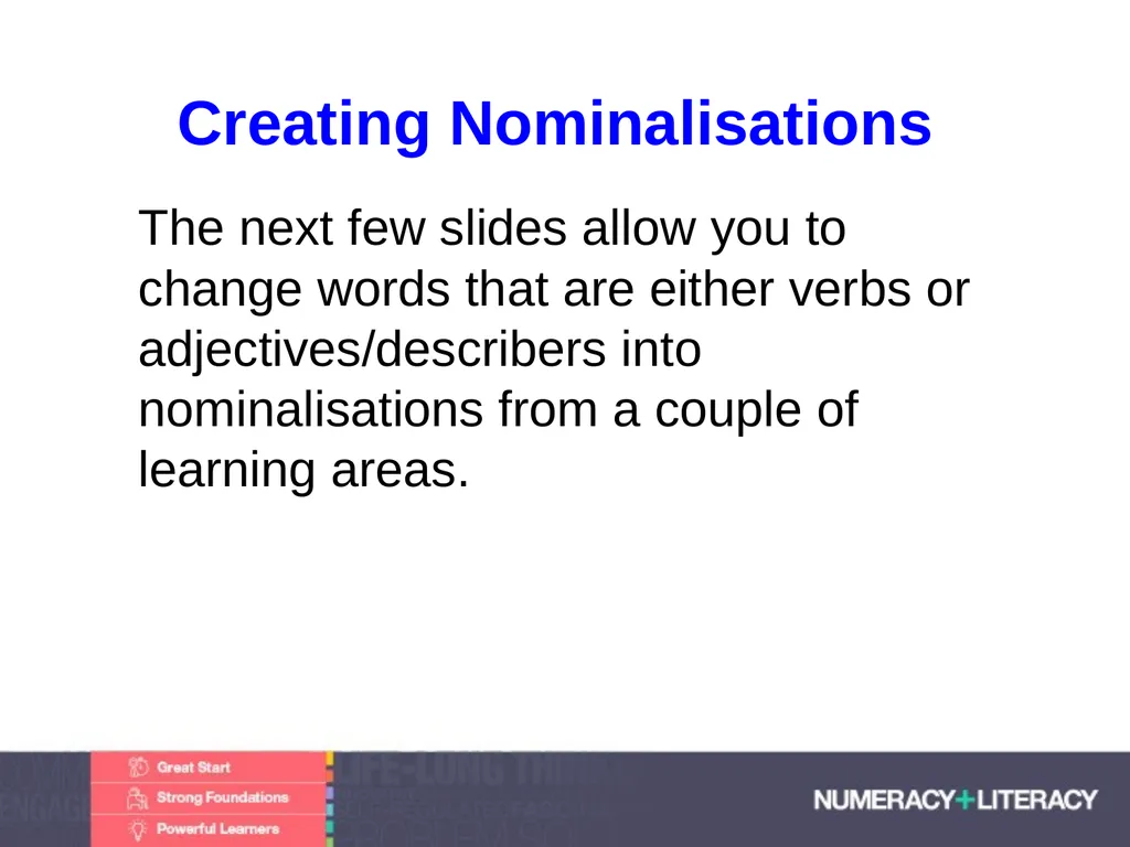 Language and Literacy Levels Module 1.2 C: - slide 23 of 33