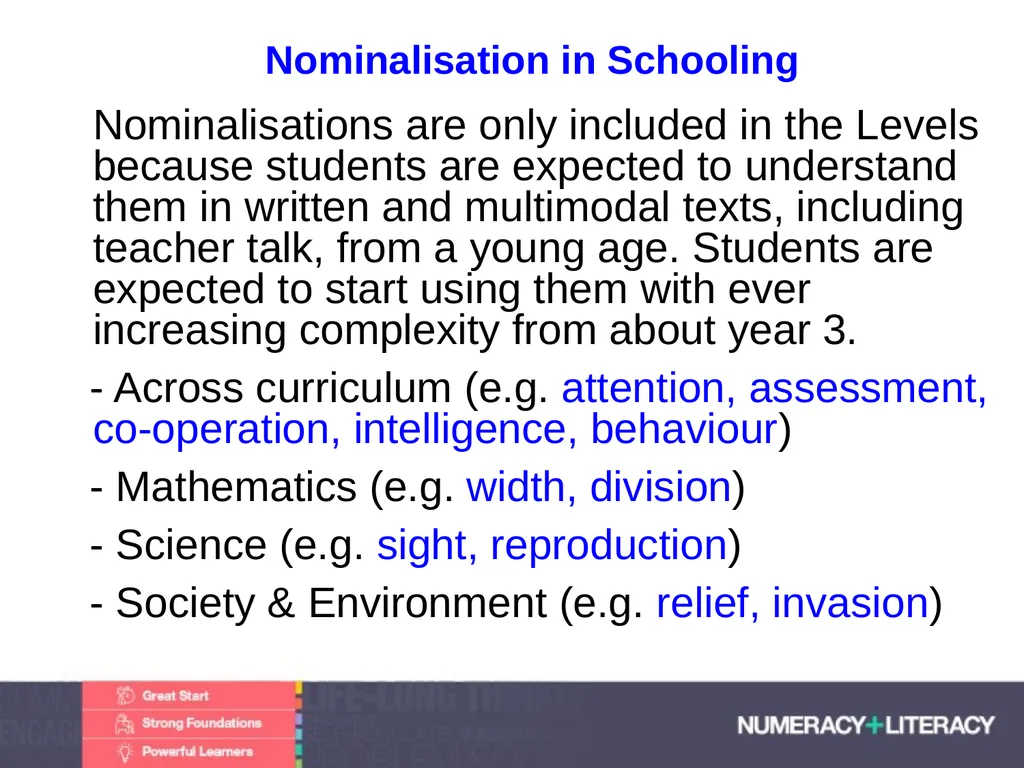 Language and Literacy Levels Module 1.2 C: - slide 12 of 33