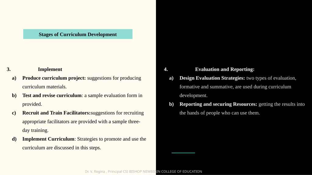 KNOWLEDGE AND CURRICULUM Unit VII- Principles of - slide 11 of 21