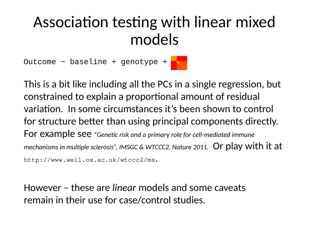 Principal components analysis Gavin Band Why do - slide 16 of 20