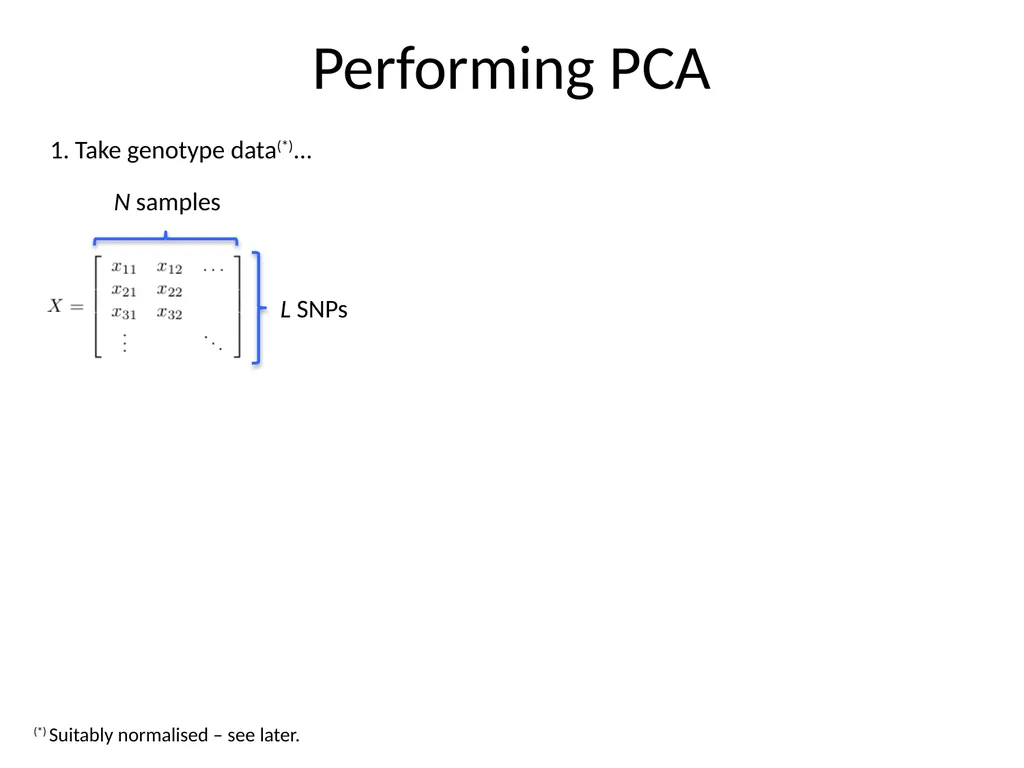 Principal components analysis Gavin Band Why do - slide 3 of 20