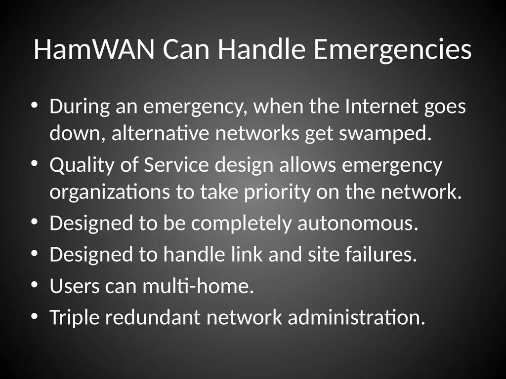 Why is HamWAN the best choice for the future of - slide 16 of 17