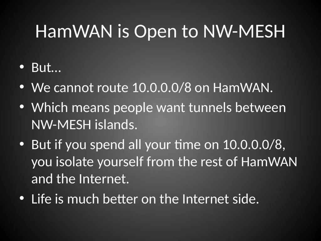 Why is HamWAN the best choice for the future of - slide 15 of 17