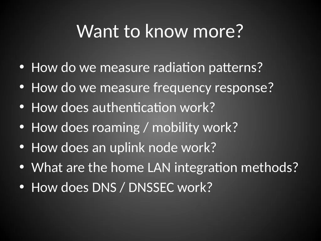 Why is HamWAN the best choice for the future of - slide 17 of 17