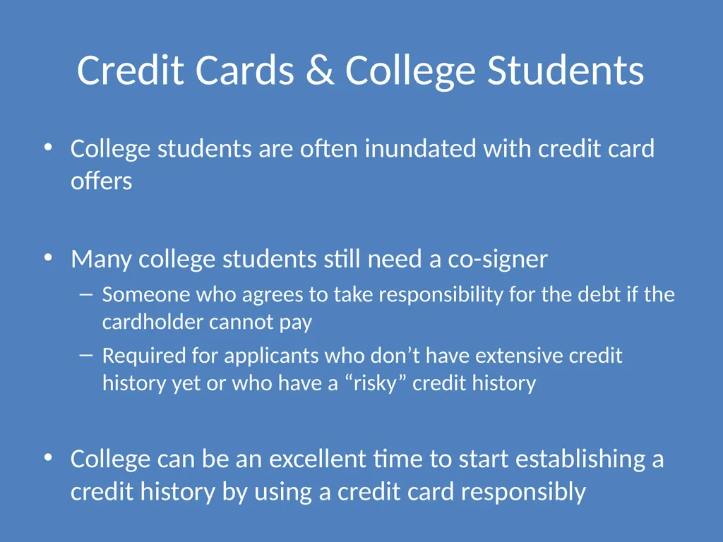 Using Credit Wisely Definition of Credit - slide 6 of 12