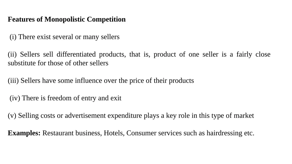 TOPIC –DIFFERENT TYPES OF MARKET YEAR- FIRST - slide 5 of 7
