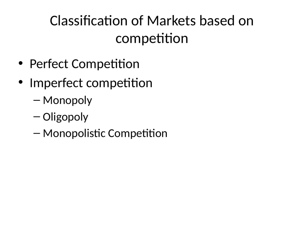 Unit 4 : Market Structures Prof Prasanna Shembekar - slide 3 of 38