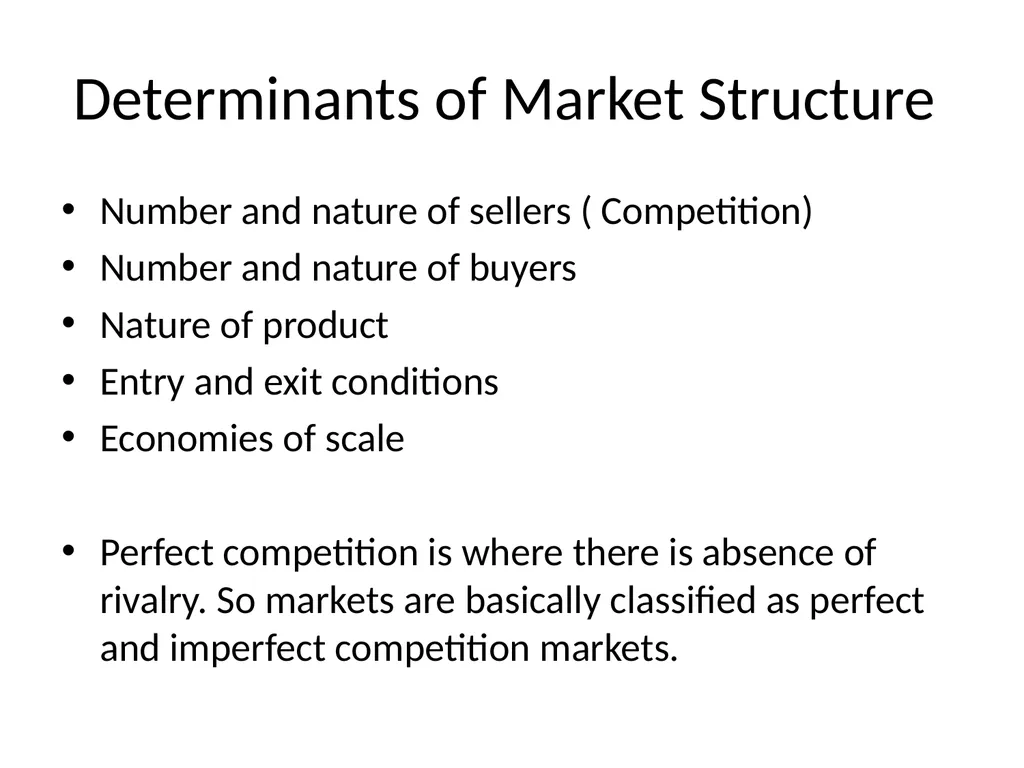 Unit 4 : Market Structures Prof Prasanna Shembekar - slide 2 of 38