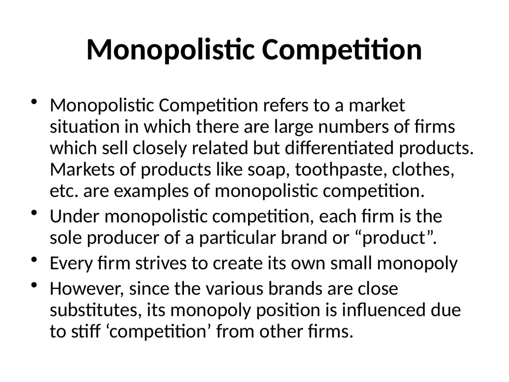 Unit 4 : Market Structures Prof Prasanna Shembekar - slide 15 of 38