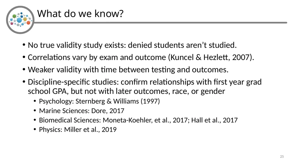 Holistic Review and Graduate Admissions Dr. Julie - slide 25 of 35