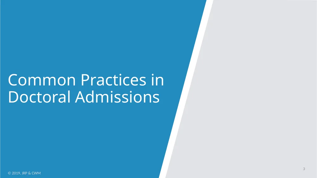 Holistic Review and Graduate Admissions Dr. Julie - slide 3 of 35