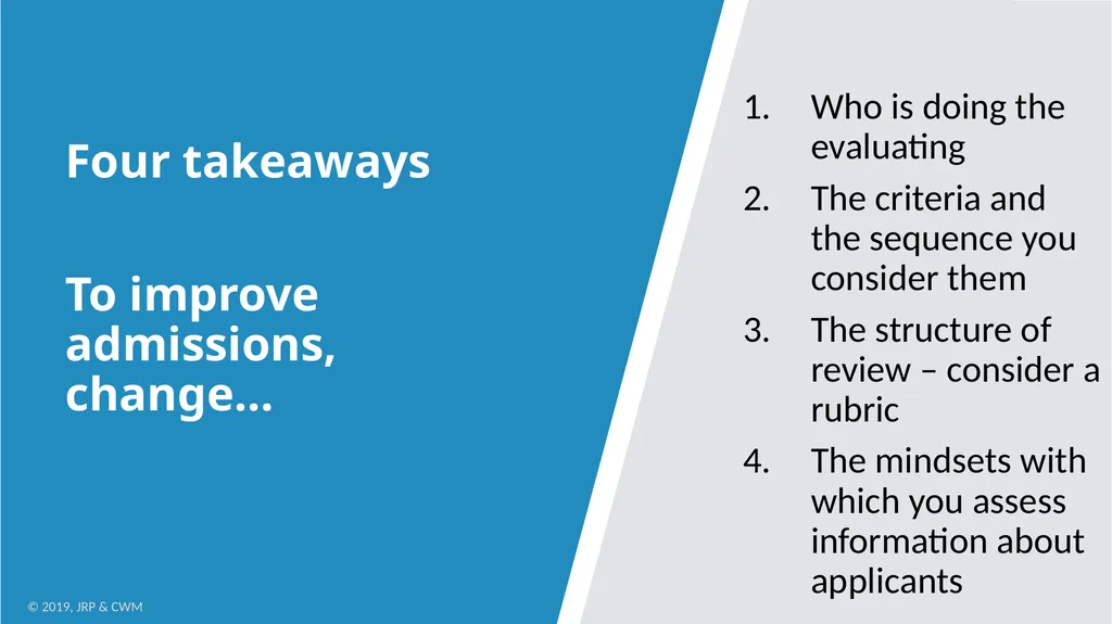 Holistic Review and Graduate Admissions Dr. Julie - slide 34 of 35