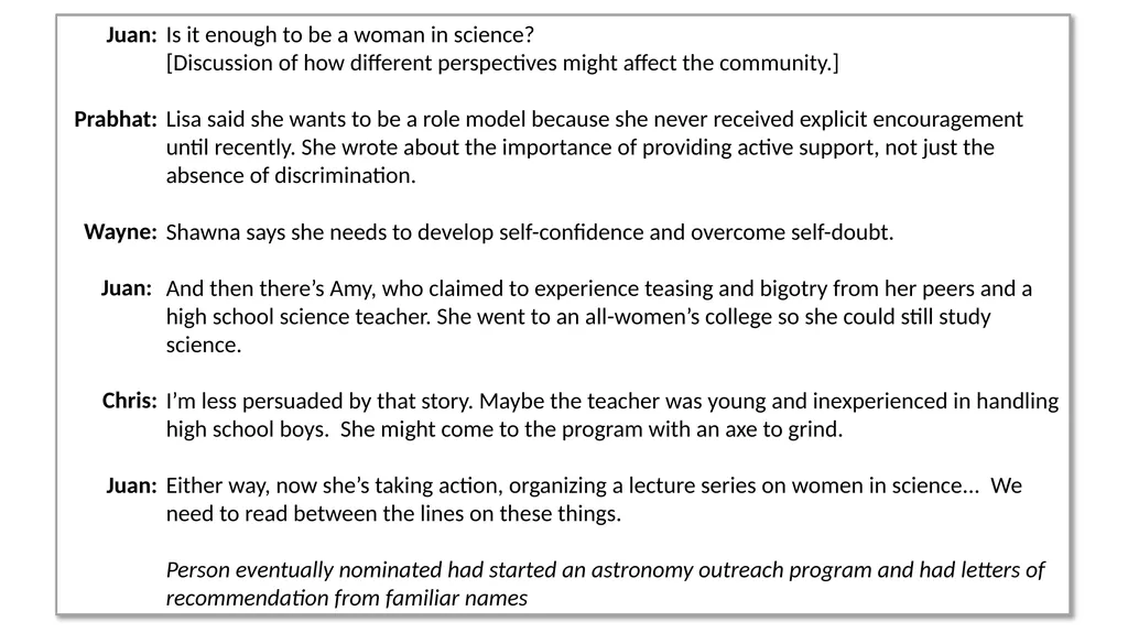 Holistic Review and Graduate Admissions Dr. Julie - slide 11 of 35