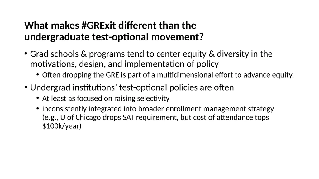 Holistic Review and Graduate Admissions Dr. Julie - slide 27 of 35