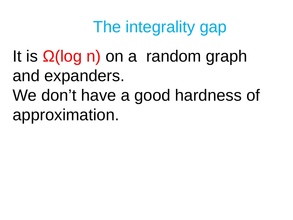 Approximating the undirected Multicut problem A - slide 28 of 28