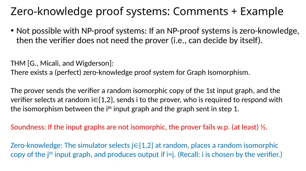 Probabilistic Proof Systems Oded Goldreich - slide 9 of 15