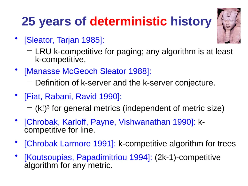 Online Algorithms, Linear Programming, and the - slide 8 of 35