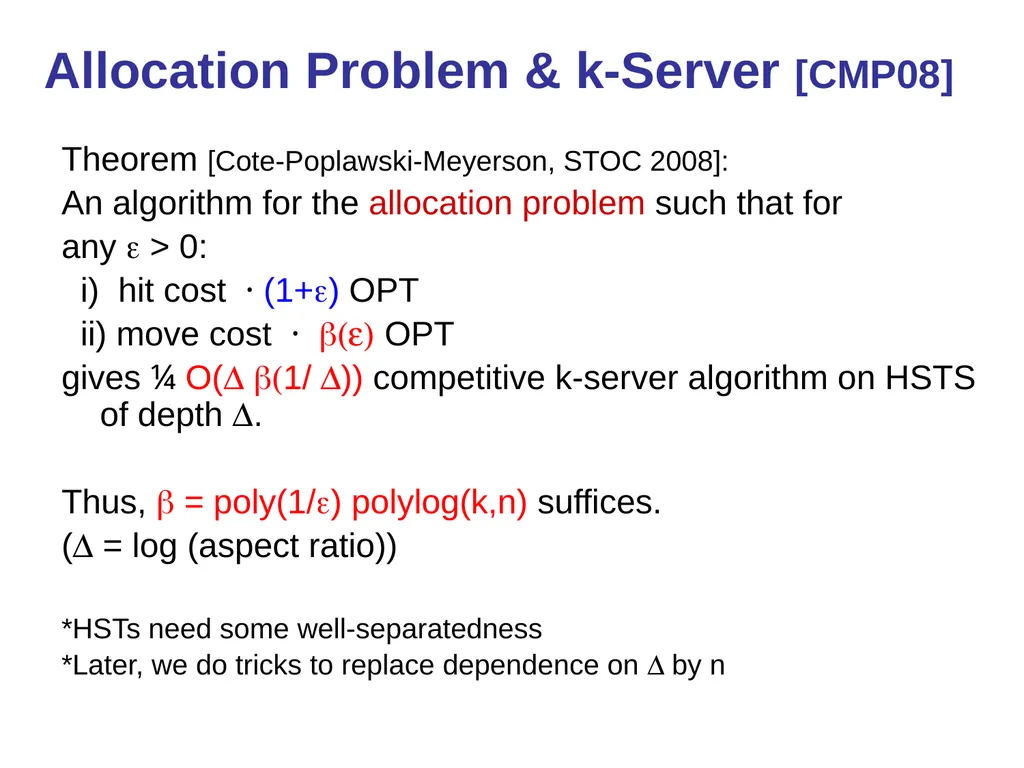 Online Algorithms, Linear Programming, and the - slide 19 of 35