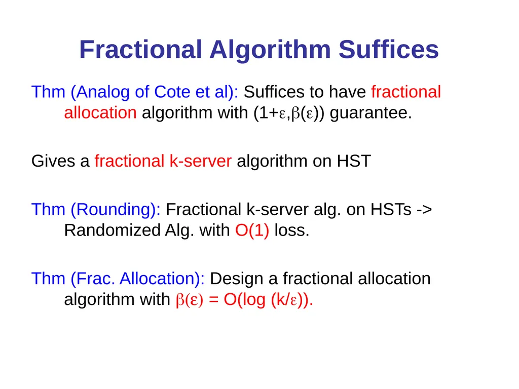 Online Algorithms, Linear Programming, and the - slide 26 of 35
