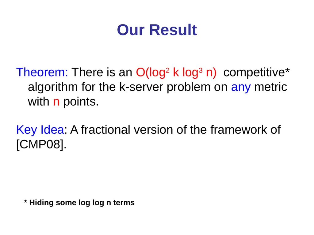 Online Algorithms, Linear Programming, and the - slide 21 of 35