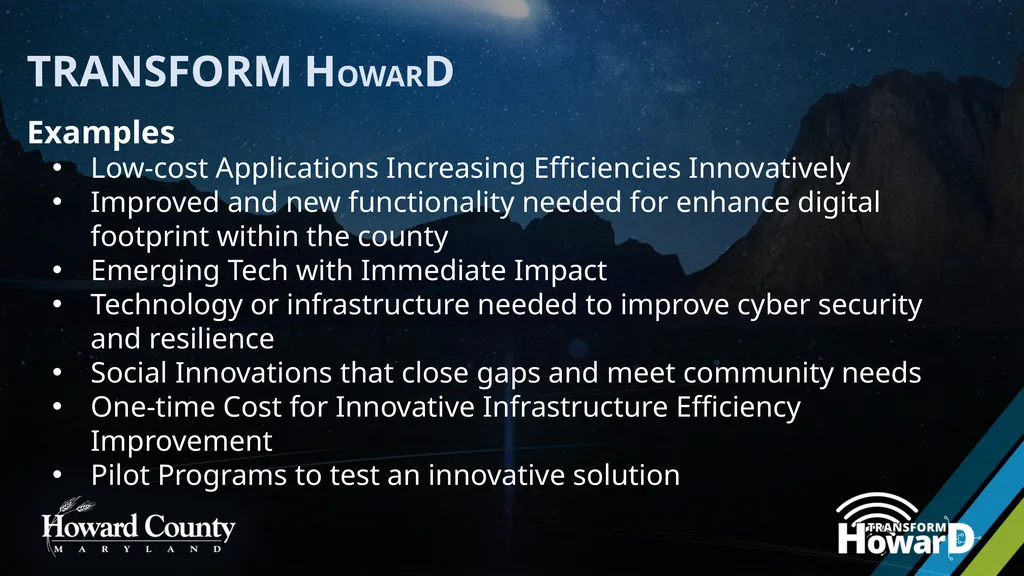 Help to Transform Howard County $500,000 in - slide 4 of 10