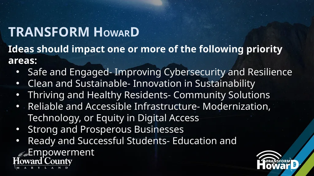 Help to Transform Howard County $500,000 in - slide 5 of 10