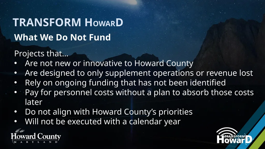 Help to Transform Howard County $500,000 in - slide 8 of 10