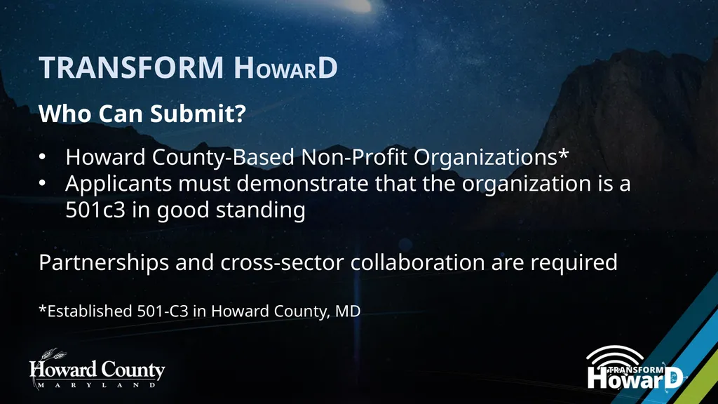 Help to Transform Howard County $500,000 in - slide 6 of 10