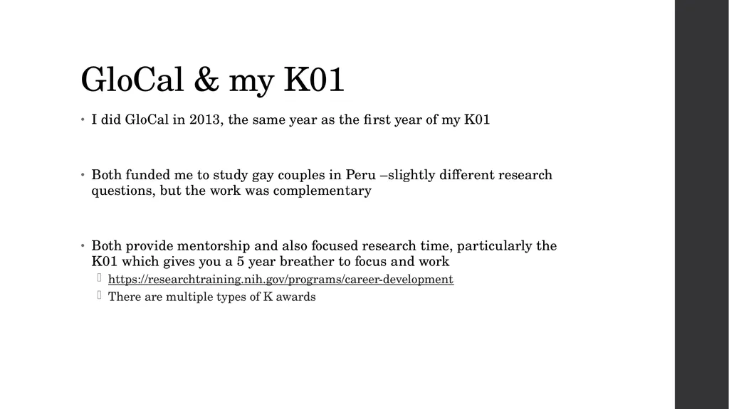 GH Career Trajectory Kelika A. Konda, PhD, MHS - slide 7 of 15