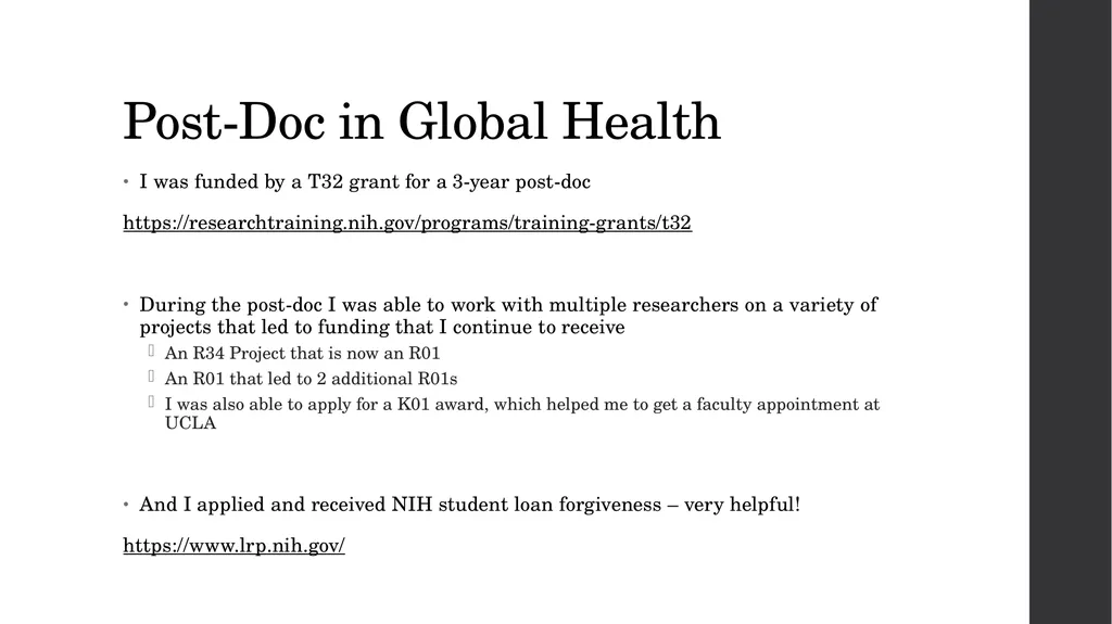 GH Career Trajectory Kelika A. Konda, PhD, MHS - slide 6 of 15