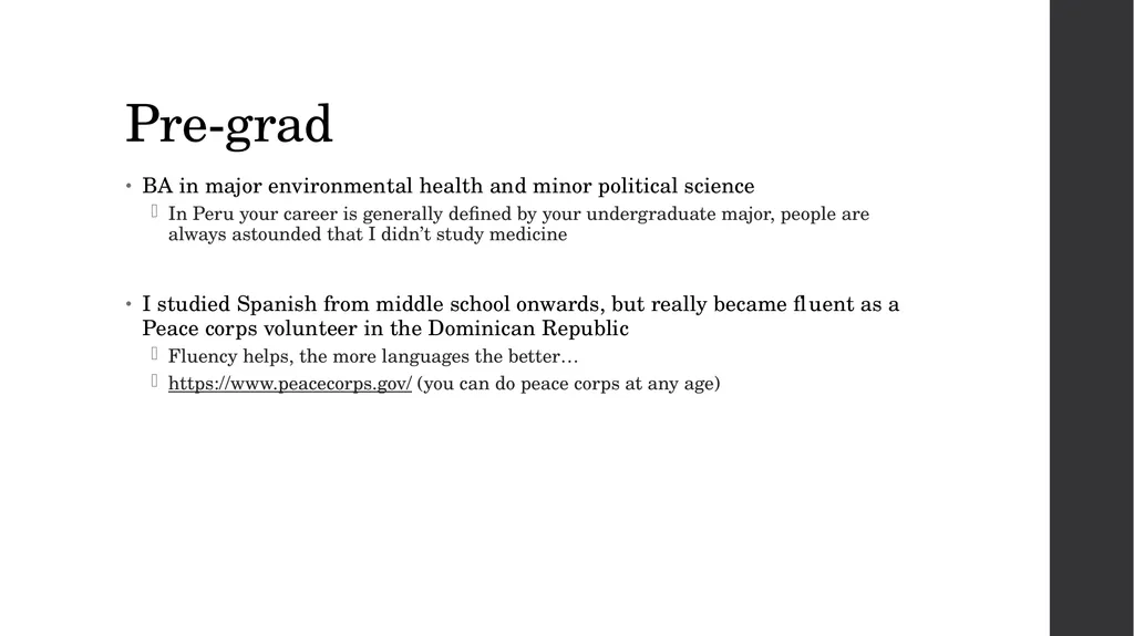 GH Career Trajectory Kelika A. Konda, PhD, MHS - slide 3 of 15