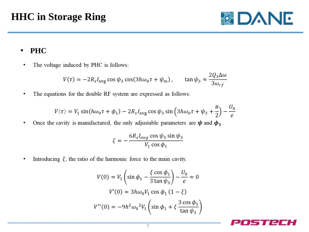 Robinson Instability in PHC (Passive Harmonic - slide 7 of 17