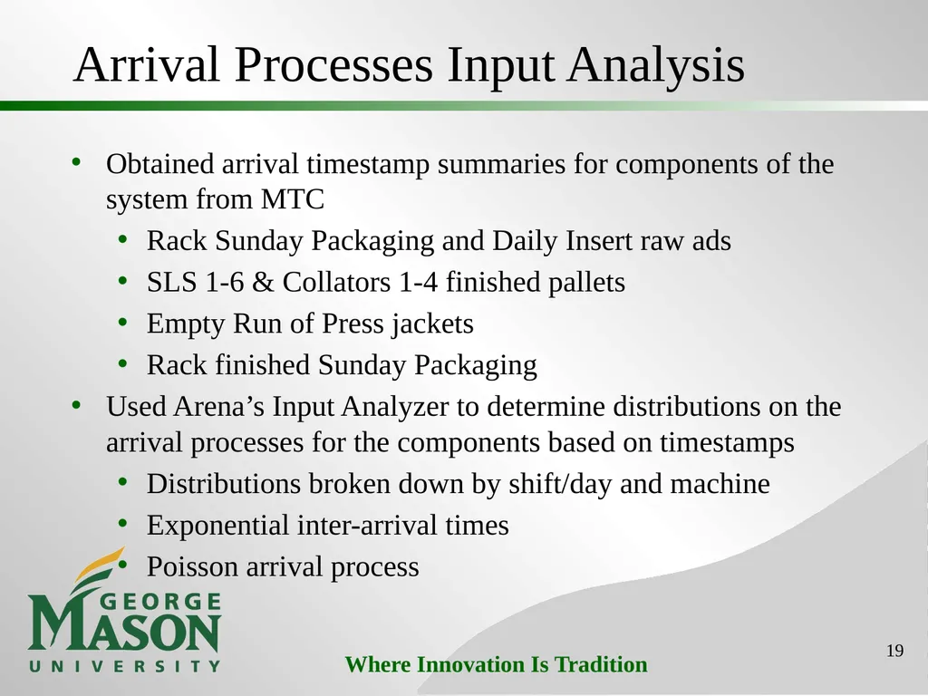 Project #3: Production Cost Savings at Washington - slide 19 of 25