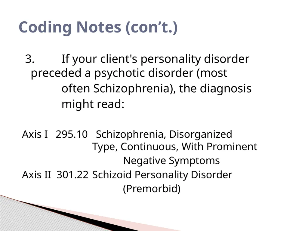 Personality Disorders EPC 695B All humans have - slide 16 of 46