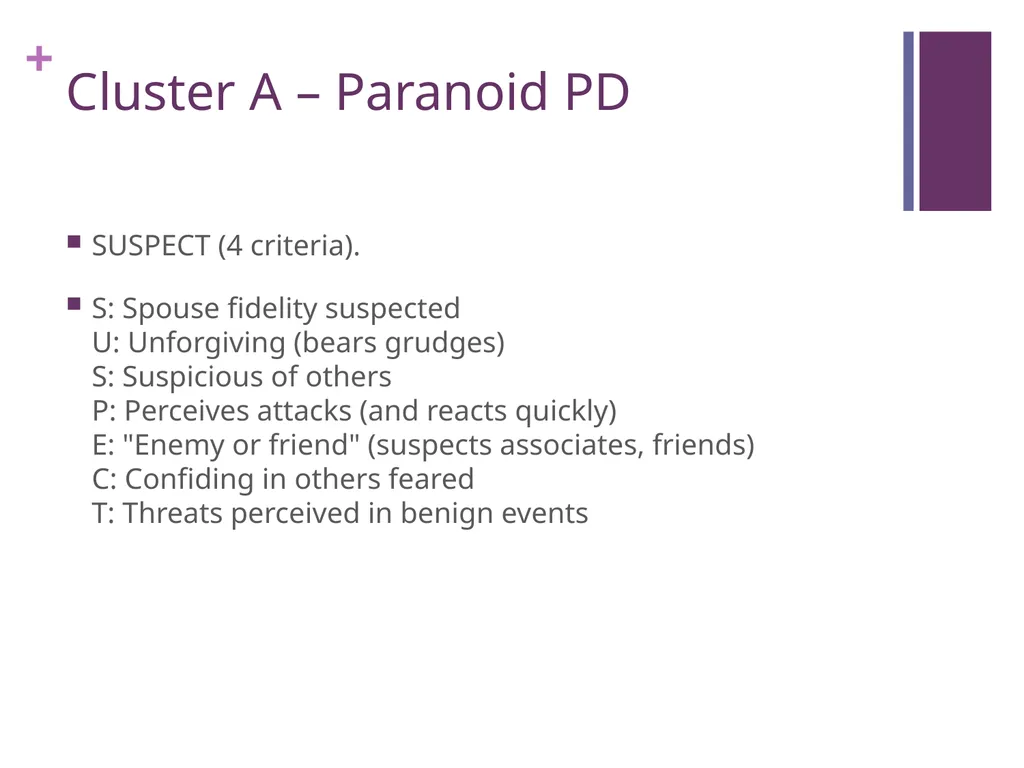 Personality Disorders An Introduction Maxym - slide 30 of 97
