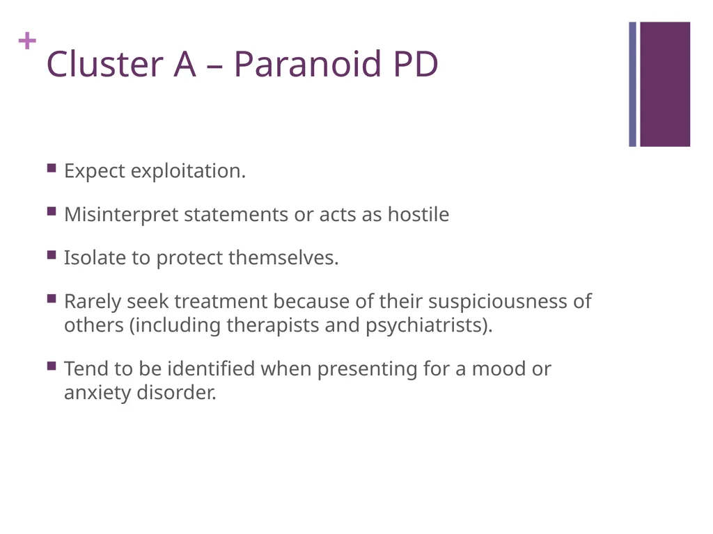 Personality Disorders An Introduction Maxym - slide 32 of 97