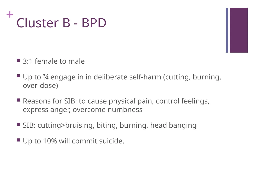 Personality Disorders An Introduction Maxym - slide 69 of 97
