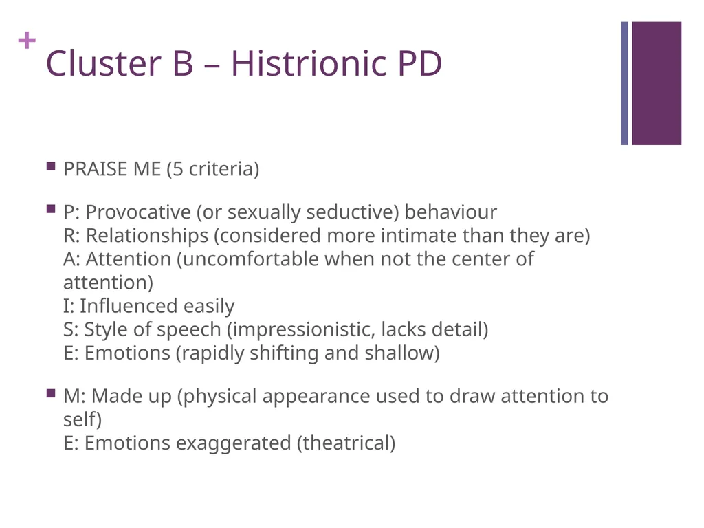 Personality Disorders An Introduction Maxym - slide 73 of 97