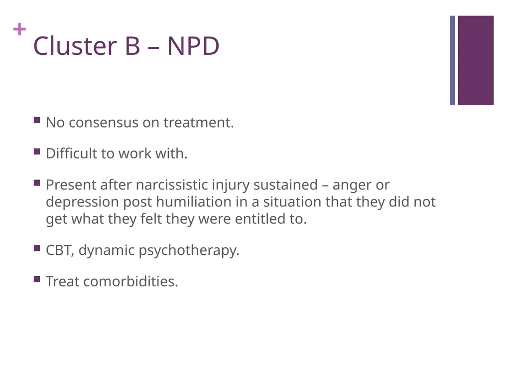 Personality Disorders An Introduction Maxym - slide 82 of 97