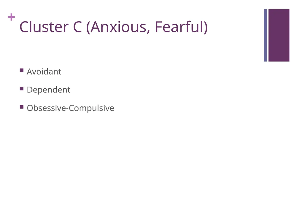 Personality Disorders An Introduction Maxym - slide 26 of 97