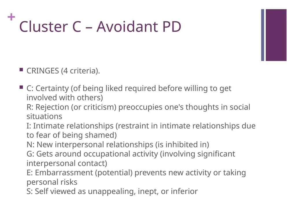 Personality Disorders An Introduction Maxym - slide 85 of 97