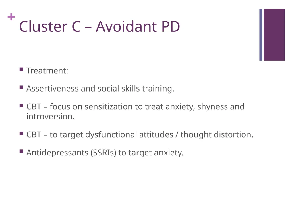Personality Disorders An Introduction Maxym - slide 88 of 97