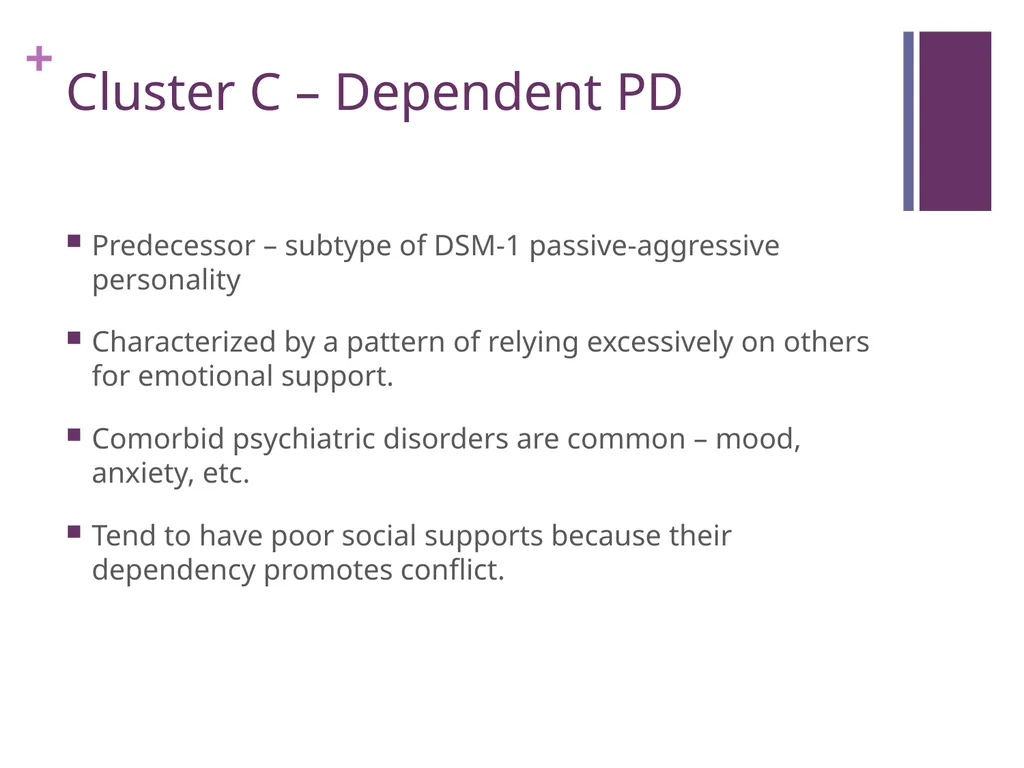 Personality Disorders An Introduction Maxym - slide 91 of 97